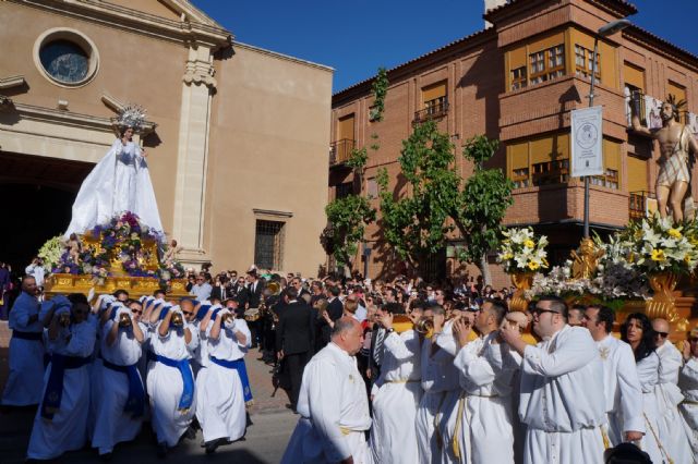 El júbilo y el alborozo presiden el Domingo de Resurrección de Las Torres de Cotillas